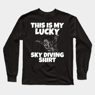 Funny Skydiving Fan Long Sleeve T-Shirt